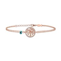 Bracciale Kurshuni Donna in Argento Zirconia KR799-100RS